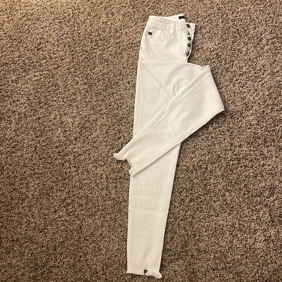 Kancan white high waisted skinny jeans - Picture 2 of 5